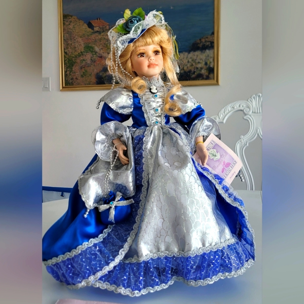 NEW 18-inch PORCELAIN DOLL Collectible
